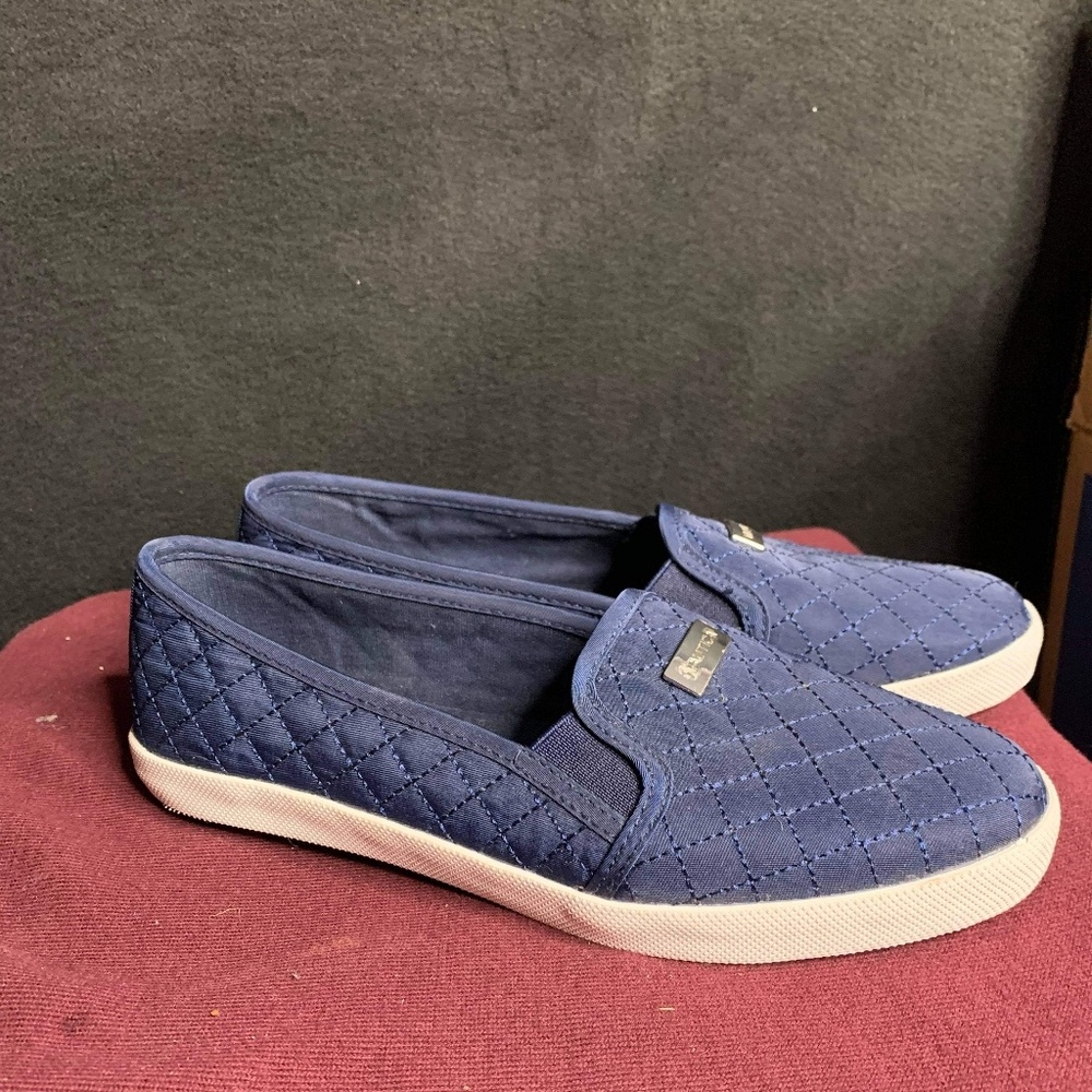 Navy Blue Nautica Slip Ons
